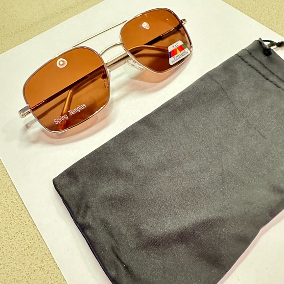 Burn Notice Shades Oliver peoples Victory 55 Michael Weston 523 Cognac Gold New - Picture 7 of 17